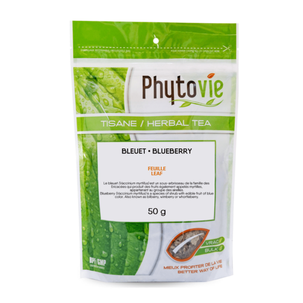 Phytovie - blueberry leaf bulk herbal tea - 50g Discount