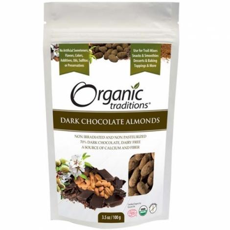 Organic traditions - dark chocolate almonds Cheap