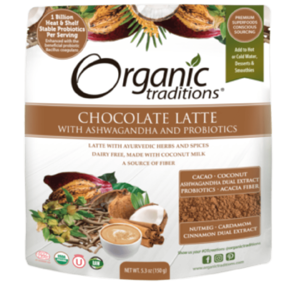 Organic traditions - cocolate latte with probiotics -150g For Cheap