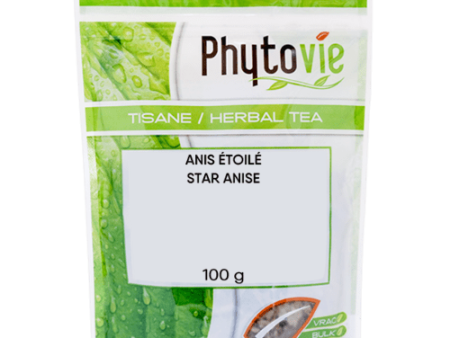 Phytovie - star anise whole bulk herbal tea - 100g For Discount