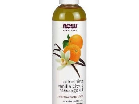 Now - massage oil   vanilla citrus - 237 ml Online Sale