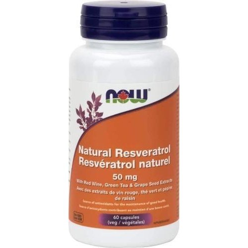 Now - natural resveratrol 50mg - 60 vcaps For Discount