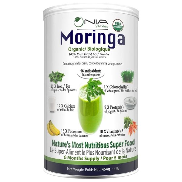 Nia pure nature - organic moringa powder -  454g Discount