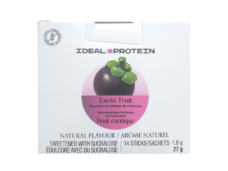 Ideal protein - exotic fruit - powdered water enhancer Online now