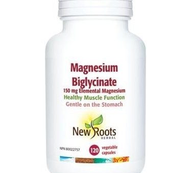 New roots - magnesium bisglycinate plus 150 mg - 120 vcaps Hot on Sale