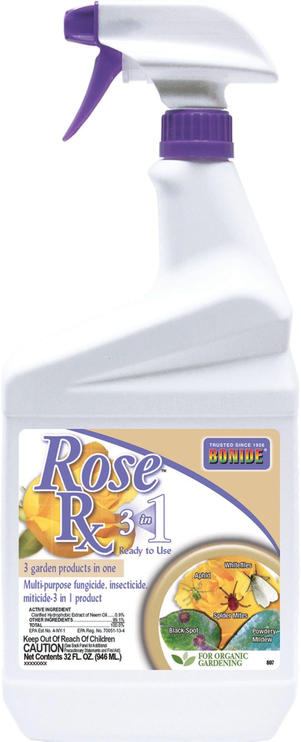 Bonide Products Inc     P - Rose Rx 3-in-1 Neem Oil Ready To Use Online Hot Sale