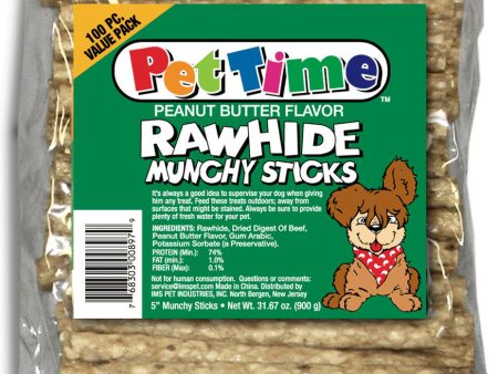 Ims Trading Corporation - Pet Time Rawhide Munchy Sticks For Discount