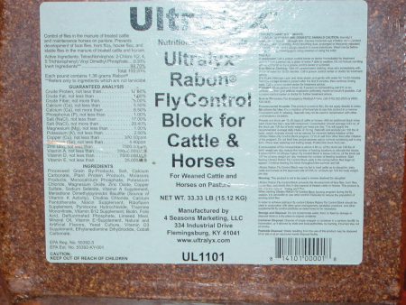 Ultralyx - Ultralyx Rabon Fly Control Block Cattle & Horses on Sale