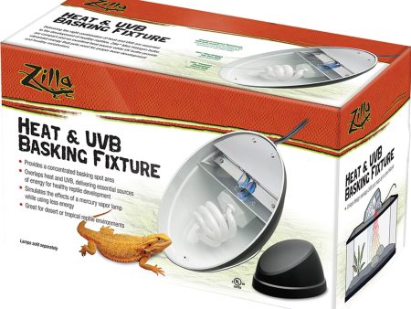 Zilla-Mini Heat And Uvb Basking Fixture Online Hot Sale