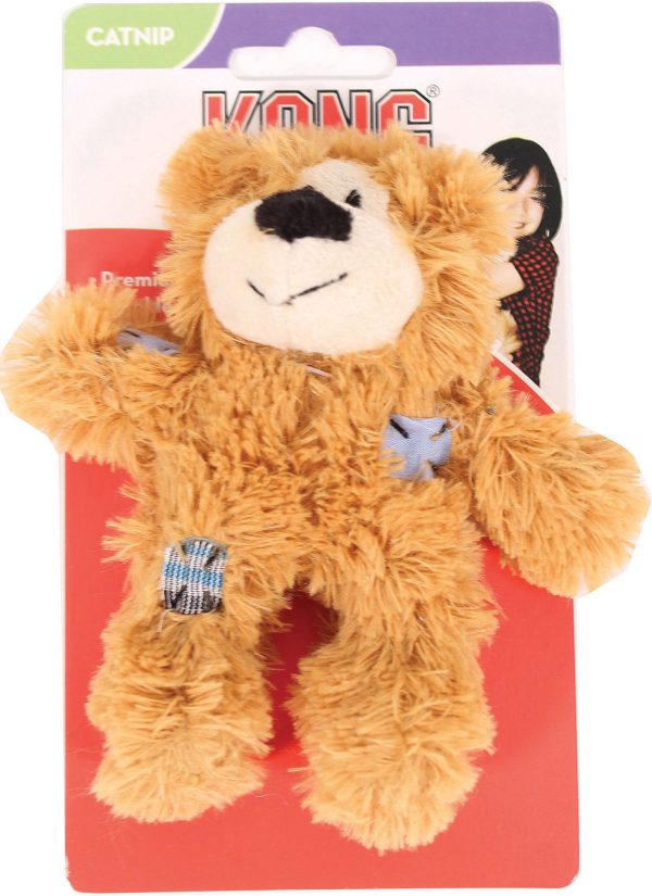 Kong Company - Softies Patchwork Bear Cat Toy on Sale