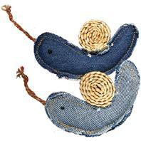 Kong Company - Denim Snails Cat Toy Fashion