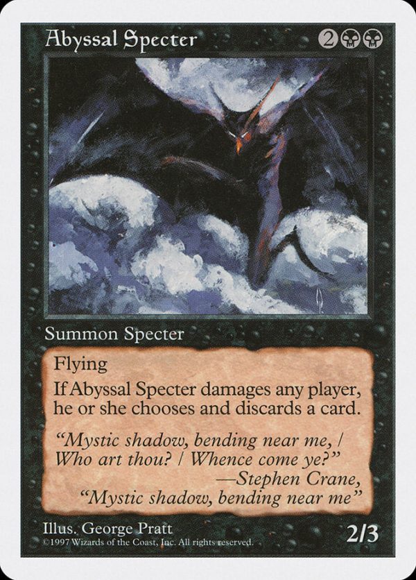 Abyssal Specter [Fifth Edition] Online Hot Sale