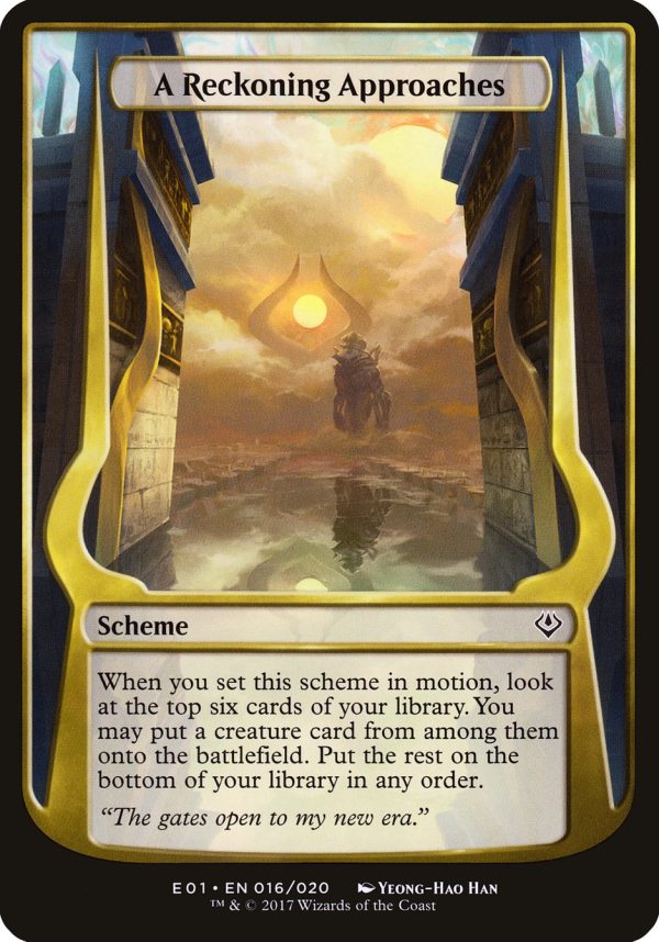 A Reckoning Approaches (Schemes) [Archenemy: Nicol Bolas Schemes] For Sale